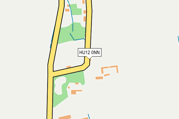 HU12 0NN map - OS OpenMap – Local (Ordnance Survey)