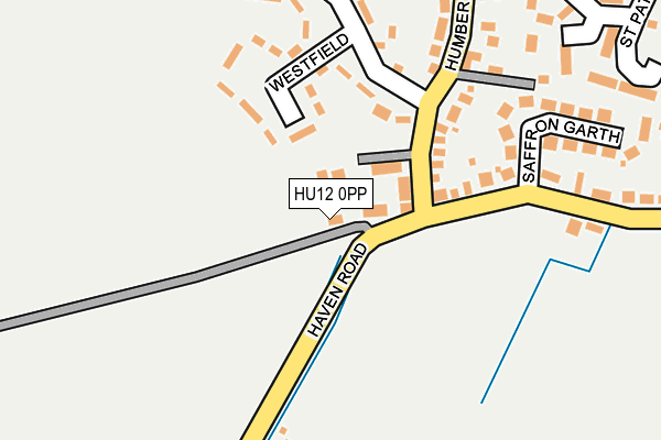 HU12 0PP map - OS OpenMap – Local (Ordnance Survey)