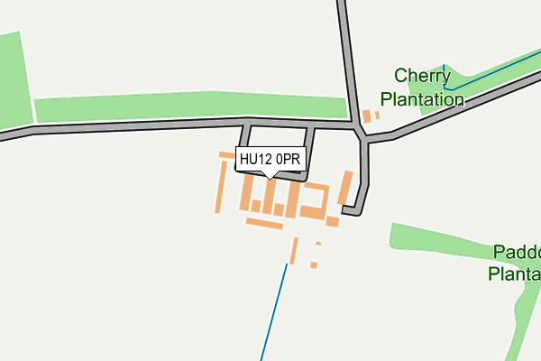 HU12 0PR map - OS OpenMap – Local (Ordnance Survey)