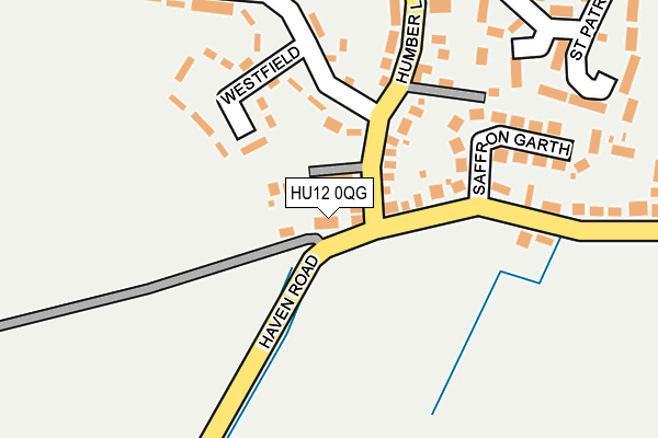 HU12 0QG map - OS OpenMap – Local (Ordnance Survey)