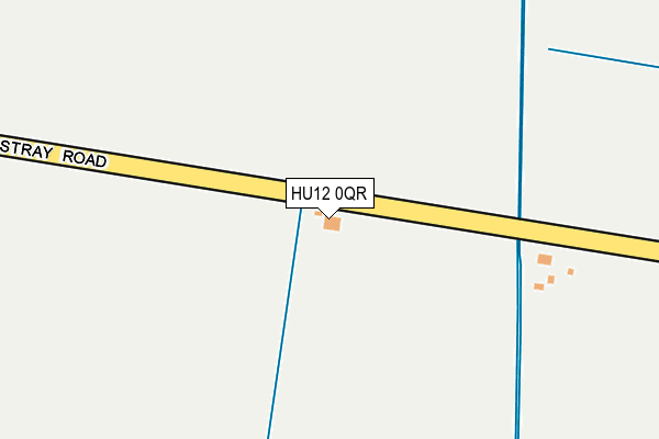 HU12 0QR map - OS OpenMap – Local (Ordnance Survey)