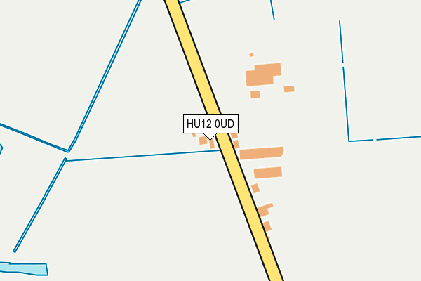 HU12 0UD map - OS OpenMap – Local (Ordnance Survey)