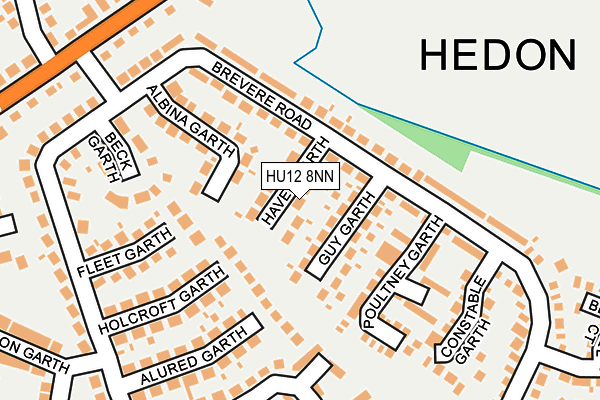 HU12 8NN map - OS OpenMap – Local (Ordnance Survey)