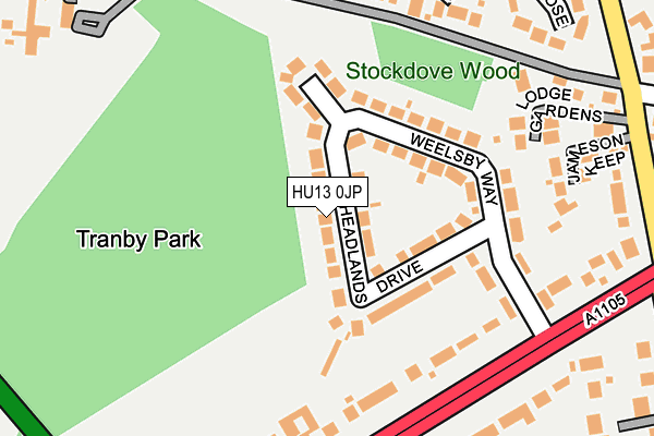 Map of JENNY SMITH ISW LIMITED at local scale