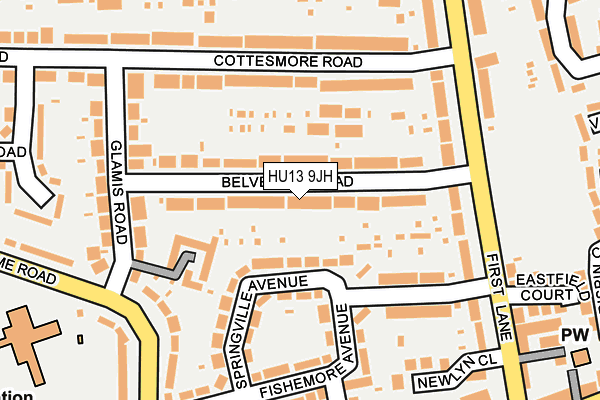Map of BARK AND BUBBLES GROOMING SPA LTD at local scale