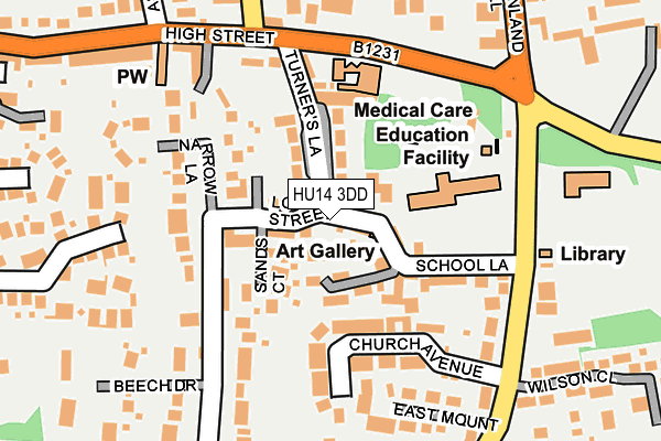 Map of INSIGHT TECHNICAL SERVICES LTD at local scale