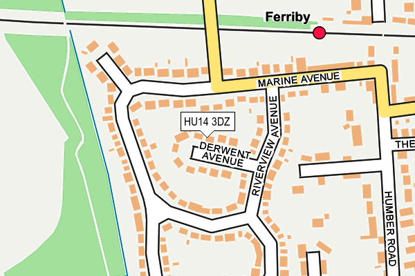 Map of DERWENT DEVELOPMENT PROPERTIES LIMITED at local scale