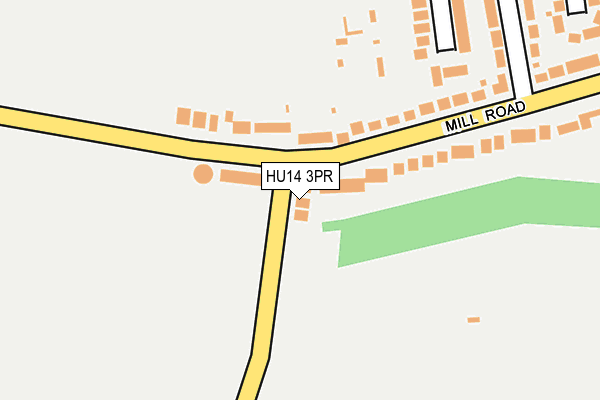 HU14 3PR map - OS OpenMap – Local (Ordnance Survey)