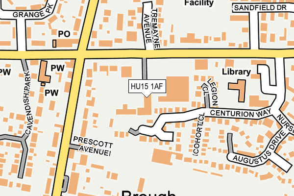 Map of MATTHEW LIMB ESTATE AGENTS LIMITED at local scale