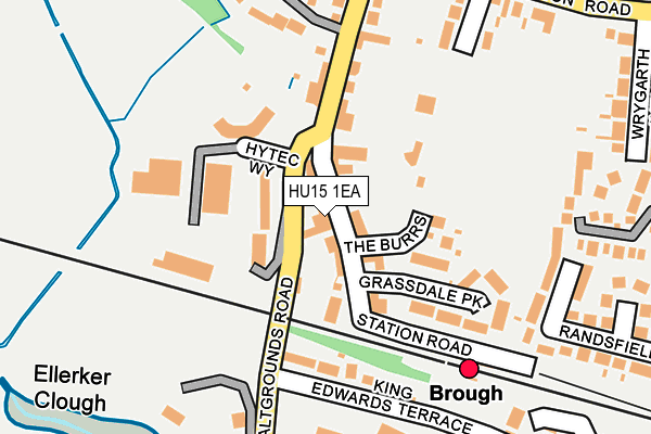 HU15 1EA map - OS OpenMap – Local (Ordnance Survey)