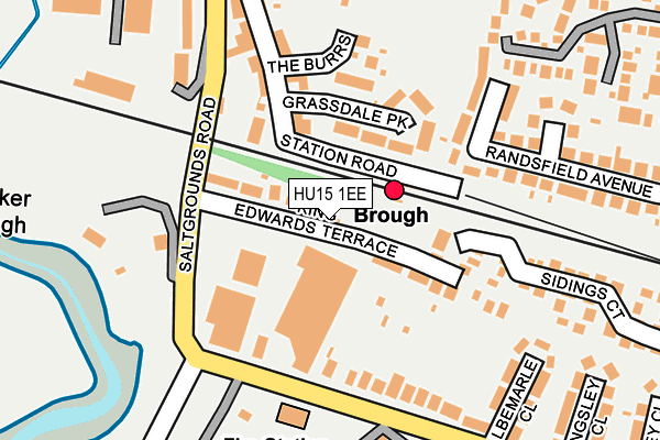 HU15 1EE map - OS OpenMap – Local (Ordnance Survey)