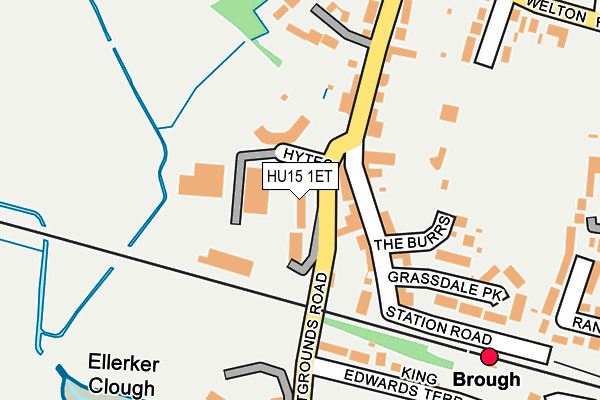 HU15 1ET map - OS OpenMap – Local (Ordnance Survey)