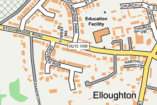 Map of ELLOUGHTON DOG LOVER LIMITED at local scale