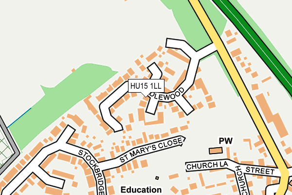 Map of MULWALE LTD at local scale