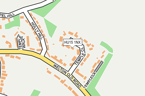 Map of HULL PROFILE CUTTING LTD at local scale