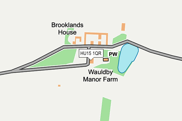 HU15 1QR map - OS OpenMap – Local (Ordnance Survey)