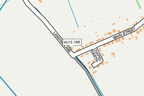 HU15 1RR map - OS OpenMap – Local (Ordnance Survey)