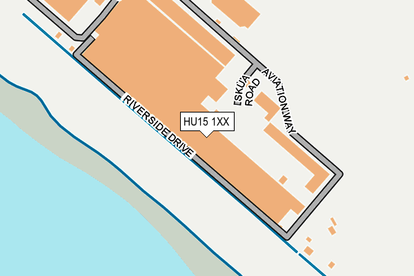 HU15 1XX map - OS OpenMap – Local (Ordnance Survey)