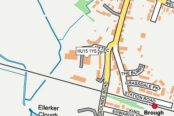 HU15 1YS map - OS OpenMap – Local (Ordnance Survey)