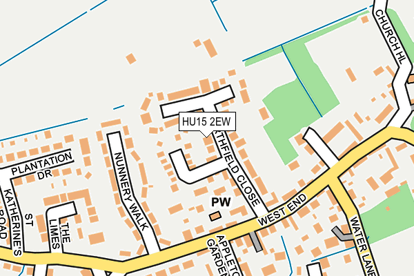 Map of THE POMPIERE PIZZA COMPANY LIMITED at local scale