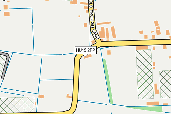 HU15 2FP map - OS OpenMap – Local (Ordnance Survey)