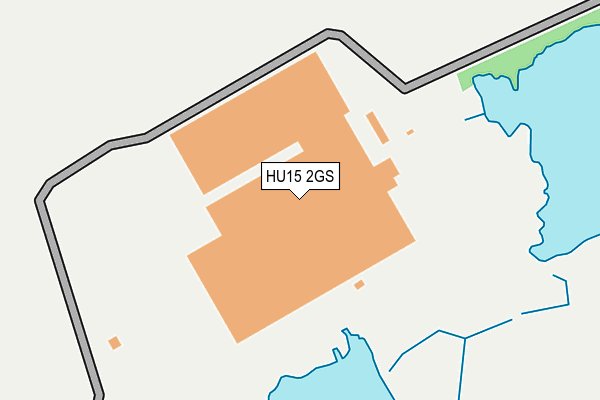 HU15 2GS map - OS OpenMap – Local (Ordnance Survey)