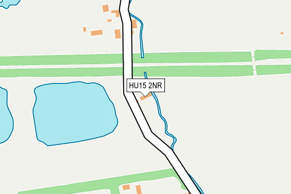 HU15 2NR map - OS OpenMap – Local (Ordnance Survey)