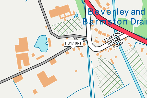 Map of JES (BEVERLEY) LIMITED at local scale