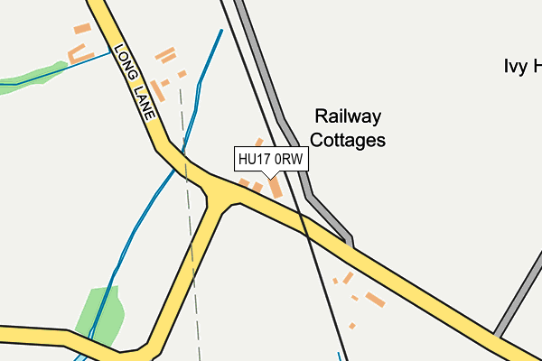 HU17 0RW map - OS OpenMap – Local (Ordnance Survey)