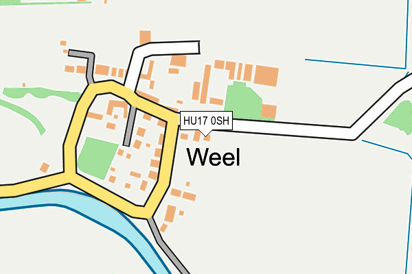HU17 0SH map - OS OpenMap – Local (Ordnance Survey)