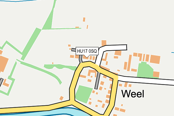 HU17 0SQ map - OS OpenMap – Local (Ordnance Survey)