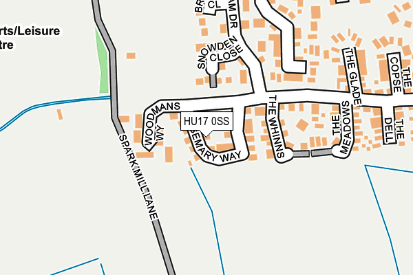HU17 0SS map - OS OpenMap – Local (Ordnance Survey)