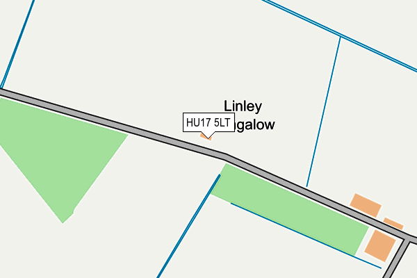 HU17 5LT map - OS OpenMap – Local (Ordnance Survey)