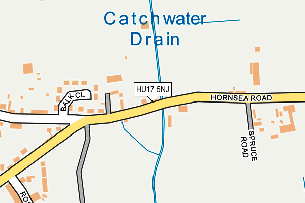 Map of A BICKERSTAFFE LTD at local scale