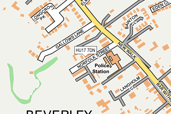 Map of DRIFFIELD PROPERTIES LIMITED at local scale