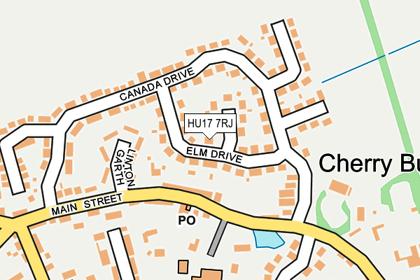 Map of GREEN CHERRY SERVICES LTD at local scale