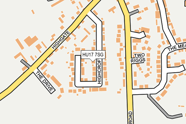 Map of J HOLTBY LIMITED at local scale