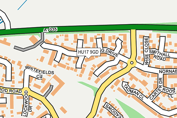 Map of TETLEY TAX LIMITED at local scale