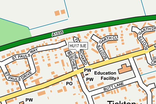 Map of THE FEARLESS FROG LTD at local scale