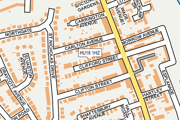 Map of J.TAYLOR TRADING LTD at local scale
