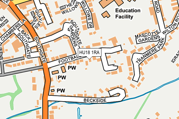 Map of RKW PROPERTY LTD at local scale