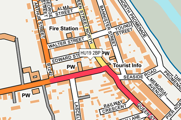 HU19 2BP map - OS OpenMap – Local (Ordnance Survey)