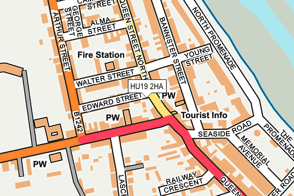 HU19 2HA map - OS OpenMap – Local (Ordnance Survey)