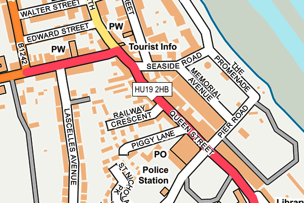 HU19 2HB map - OS OpenMap – Local (Ordnance Survey)