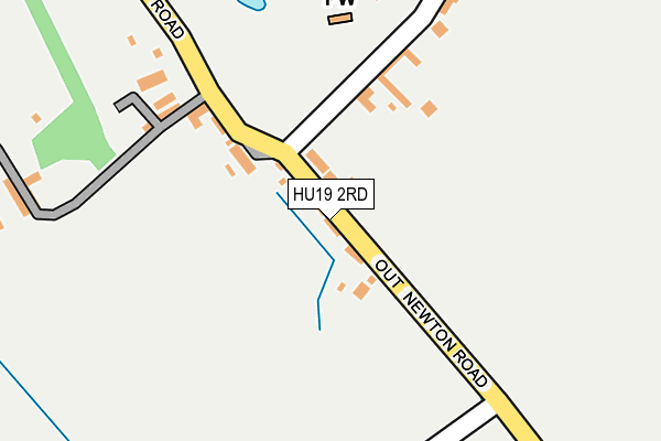 HU19 2RD map - OS OpenMap – Local (Ordnance Survey)