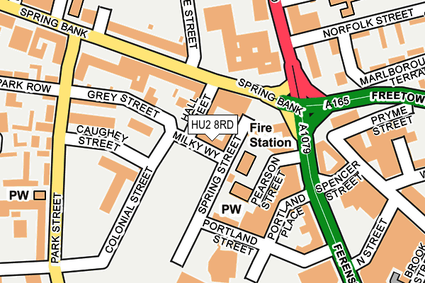 HU2 8RD map - OS OpenMap – Local (Ordnance Survey)