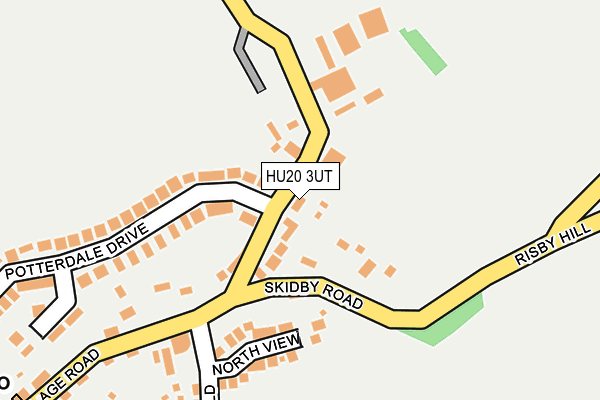 HU20 3UT map - OS OpenMap – Local (Ordnance Survey)