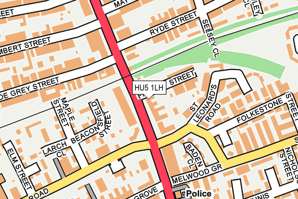 Map of ST HILL ESTABLISHMENTS LTD at local scale