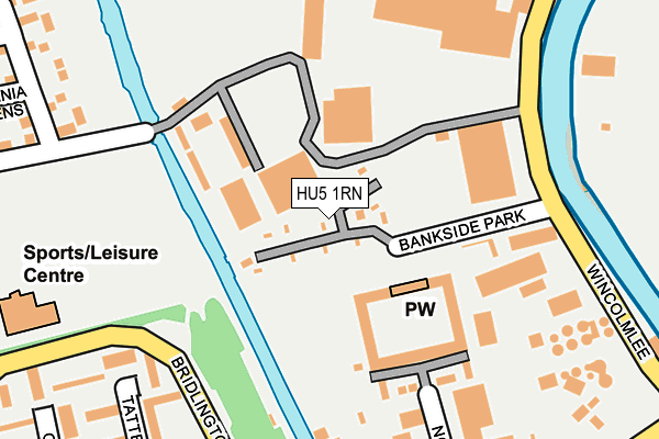 HU5 1RN map - OS OpenMap – Local (Ordnance Survey)