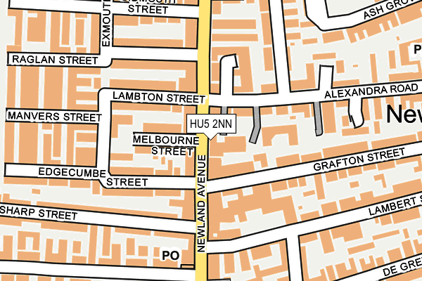 HU5 2NN map - OS OpenMap – Local (Ordnance Survey)